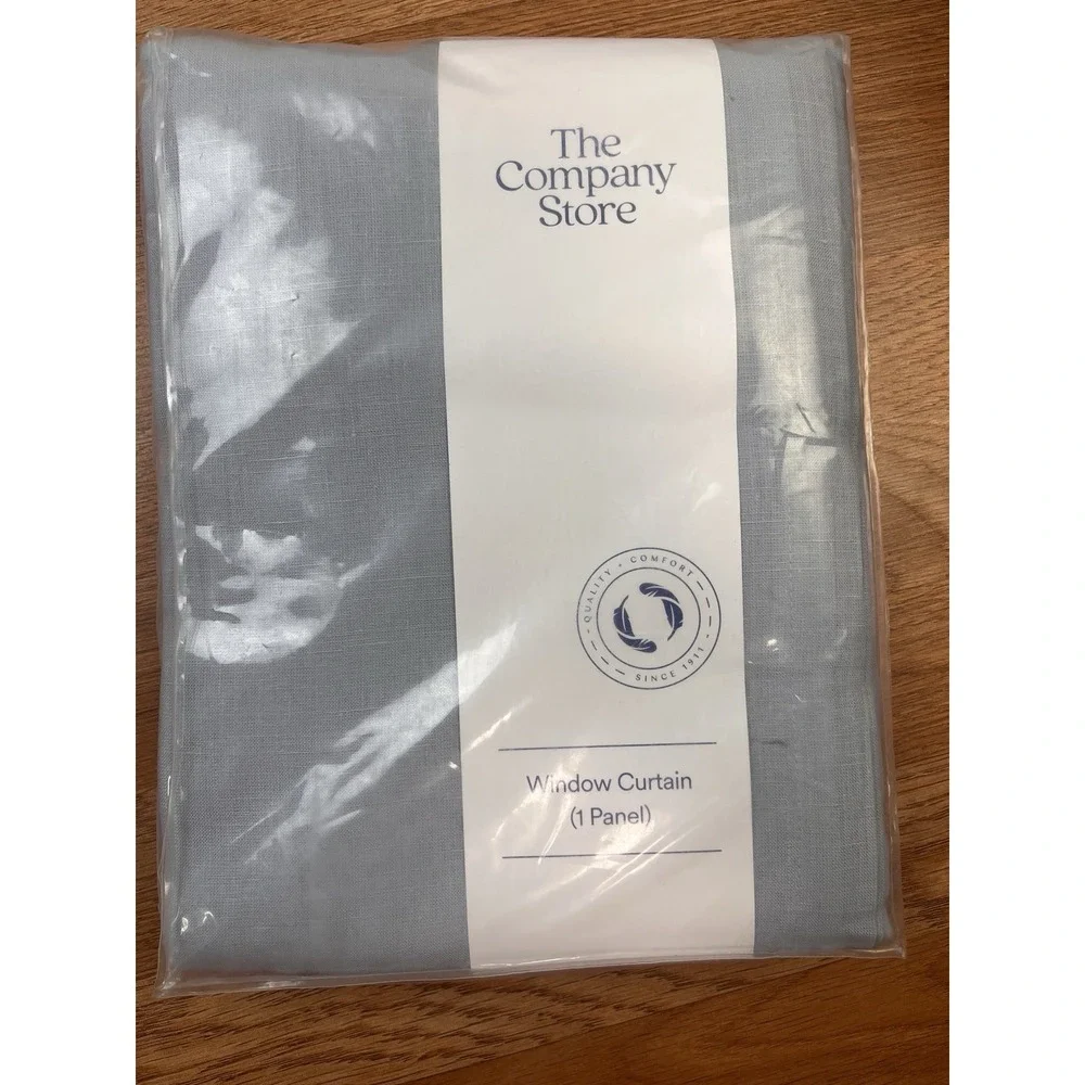 The Company Store Legends Hotel Linen‎ Blackout Curtain Panel Ice Blue 50x96 NEW